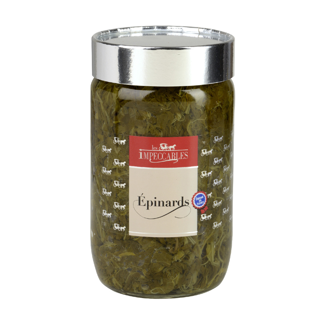 Epinards en branches - 72 cl (Impeccables)
