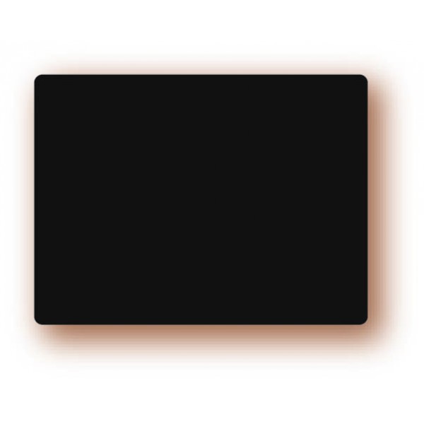 Etiquette : Noire neutre - 4x6 cm
