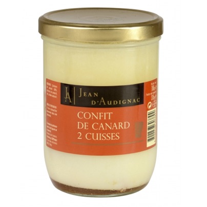 Confit de canard 2 cuisses - 85 cl (Jean d'Audignac)