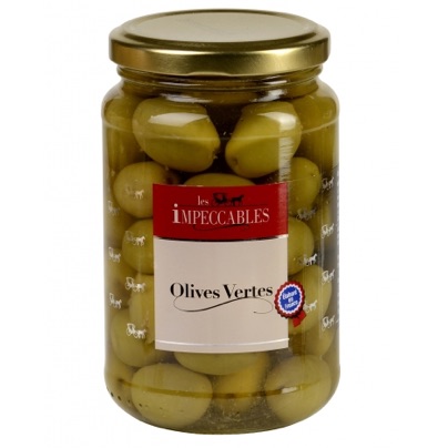 Olives vertes 19/22 - 37 cl (Impeccables) Olives vertes 19/22 - 37 cl (Impeccables)