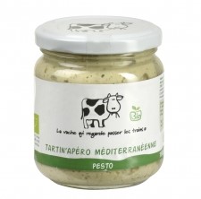 Tartin'Apéro Méditerranéenne bio Pesto - 190 g (La vache qui regarde passer les trains)