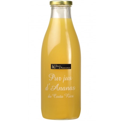 Pur jus d'ananas du Costa Rica - 100 cl (Jean d'Audignac) Pur jus d'ananas du Costa Rica - 100 cl (Jean d'Audignac)