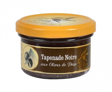 Tapenade noire à la provençale - 90 g (Les délices du Lubéron)