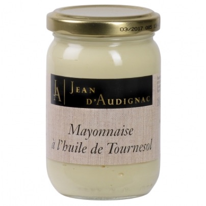 Mayonnaise à l'huile de tournesol - 180 g (Jean d'Audignac)