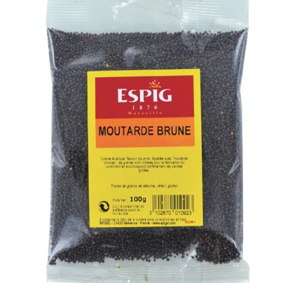 Moutarde brune grain - 100 g (Espig) Moutarde brune grain - 100 g (Espig)
