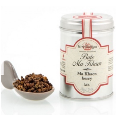 Poivre Ma Khaen origine Laos, 20 g (Terre Exotique) Poivre Ma Khaen origine Laos, 20 g (Terre Exotique)
