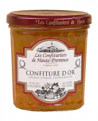Confiture Orange-Citron-Pamplemousse - 370 g (Confituriers de Haute-Provence) Confiture Orange-Citron-Pamplemousse - 370 g (Confituriers de Haute-Provence)