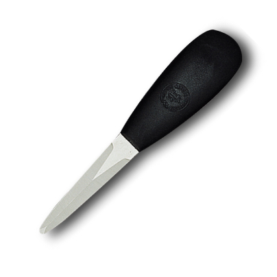 Couteau à Huitres - Lancette manche noir Couteau à Huitres - Lancette manche noir