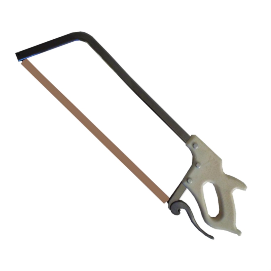 Scie Américaine 20 Pouces (50 Cm) Montant Inox Fischer – Ergonomique Boucherie, Made In France