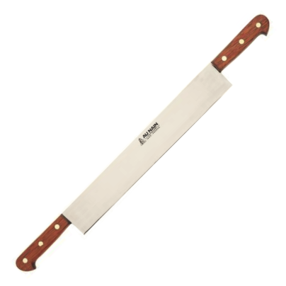 Couteau Fromage 50 cm 2 mains manche bois Palissandre (Au Nain)