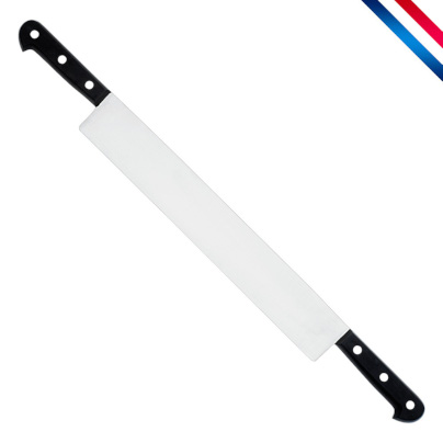 Couteau Fromage 33 cm 2 mains manche noir ABS 3 rivets (Au Nain) Couteau Fromage 33 cm 2 mains manche noir ABS 3 rivets (Au Nain)