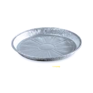 Barquette aluminium TO214 (x100) - Ø 214x19 mm - 550 ml