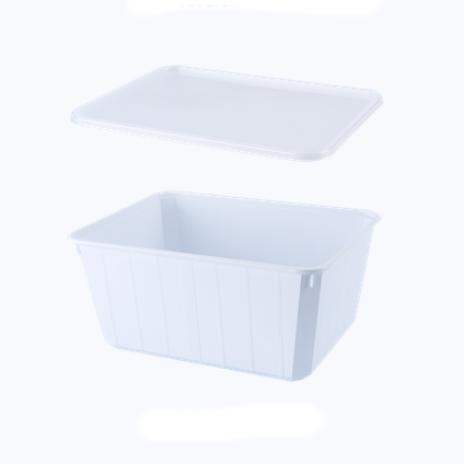 Super Caissette Blanche CartyBox 750 ml - 142x118x68 mm