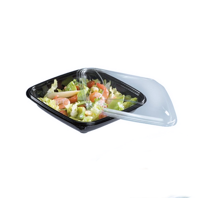 Barquette Fraîcheur CRUDIPACK Noir 750 g - 190x190x40 mm (x70)
