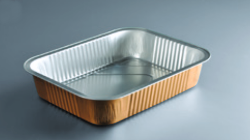 Barquette aluminium PL3500 CUIVRE (x172) - 312x244x60 mm - 3380 ml 