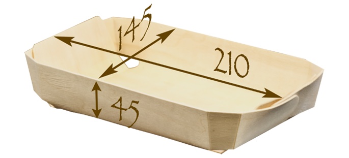 Moule bois peuplier 210x145x75 mm - Sire (Panibois)