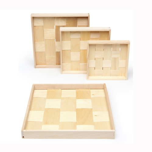 Plateau bois peuplier 290x290x25 mm - Provence (Panibois)
