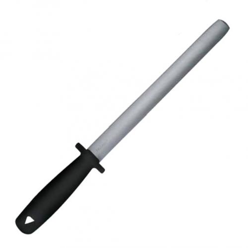Fusil ovale extra-large 28 cm manche Noir - Taillage extra-fin (Fischer) Fusil ovale extra-large 28 cm manche Noir - Taillage extra-fin (Fischer)