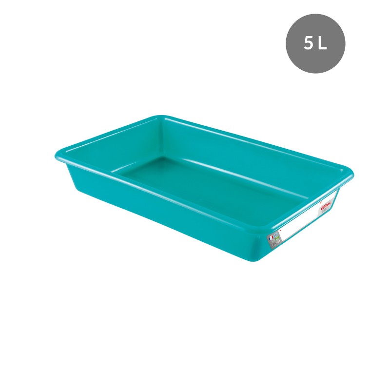 Bac Plat PEHD HACCP Vert 5 L - 437x285x75 mm (Gilac) Bac Plat PEHD HACCP Vert 5 L - 437x285x75 mm (Gilac)