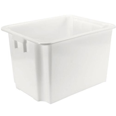 Bac gerbable & emboitable Blanc - 800x600x505 mm