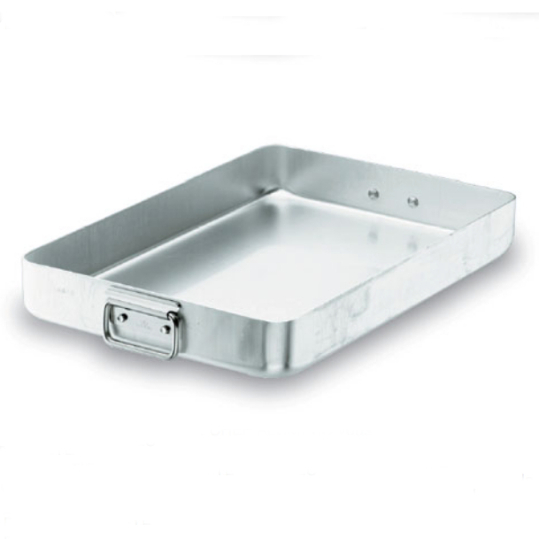 Plat Aluminium à Rotir anse tombante - 450x320x62 mm - 10,40 L