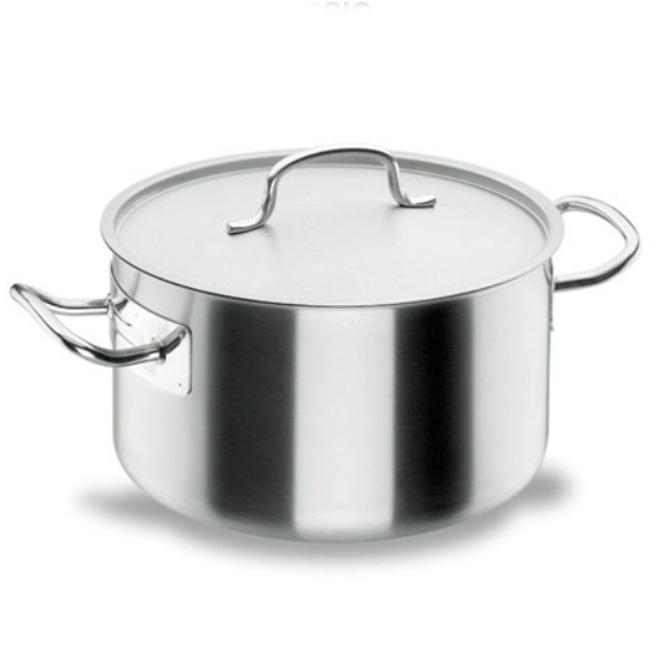Braisière & Couvercle Inox Ø 600x350 mm - 98,00 L (non adapté pour l'induction)