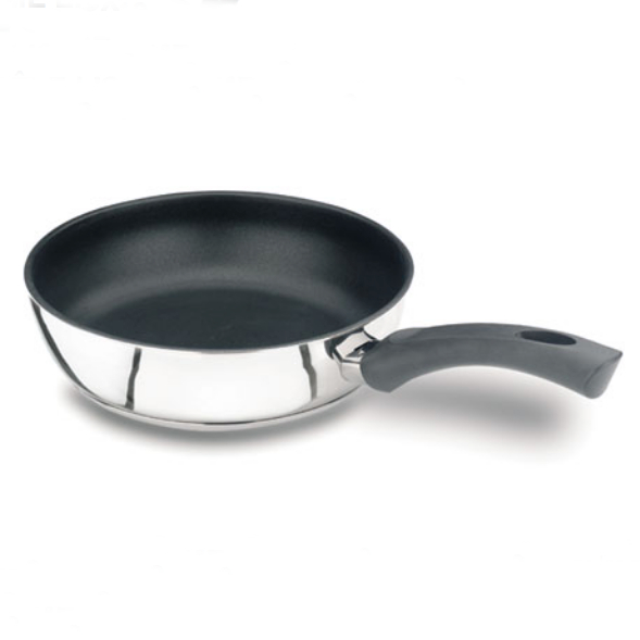 Poêle Inox HOME Ø 220x55 mm - antiadhérente (non adapté pour l'induction)