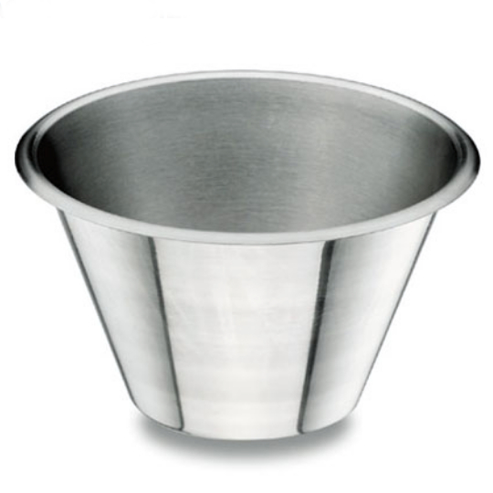 Bassine pâtissière Inox conique à fond plat Ø 320x150 mm - 7,65 L