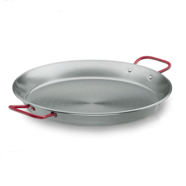 Plat Paella Acier Ø 1300 mm, 6 poignées, 200 Rations