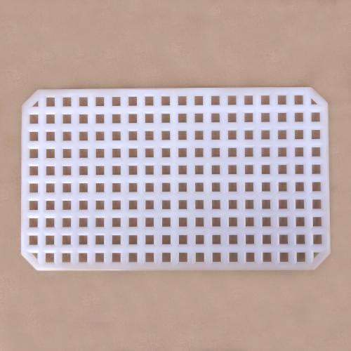 Grille 5 L PEHD Blanc - 372x220x8 mm (Gilac)