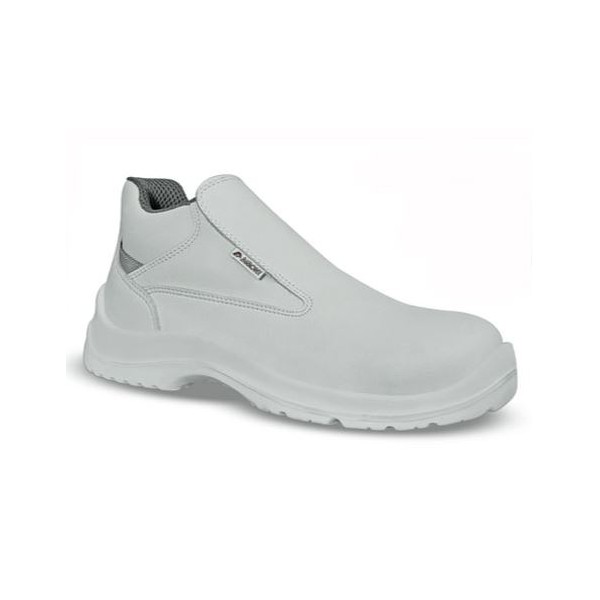 Mocassin haut anti-dérapant sécurité S2 Blanc - pointure 46 (CALIPSO)