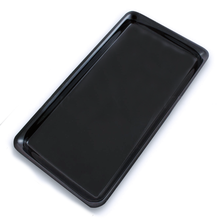 Plat Plexi noir - 500x250x17 mm 