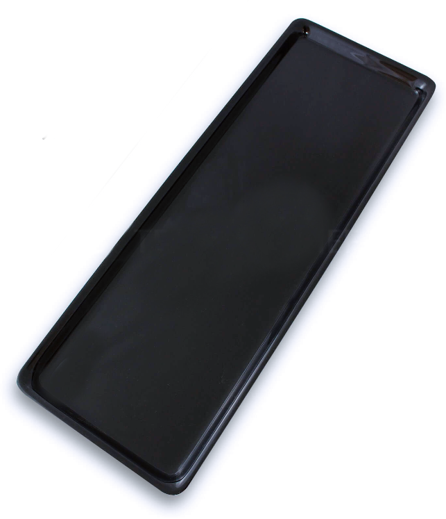 Plat Plexi noir - 760x210x17 mm