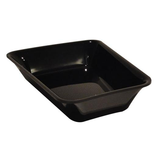 Plat Plexi noir - 265x200x80 mm - Angle arrondi 15° Plat Plexi noir - 265x200x80 mm - Angle arrondi 15°