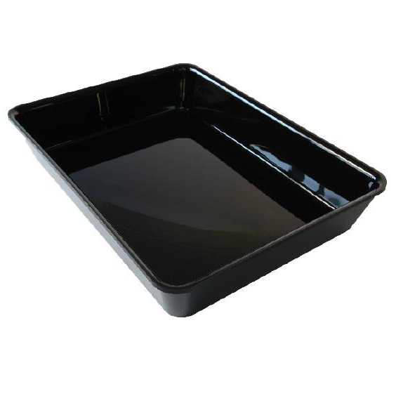 Plat Plexi noir - 380x280x60 mm