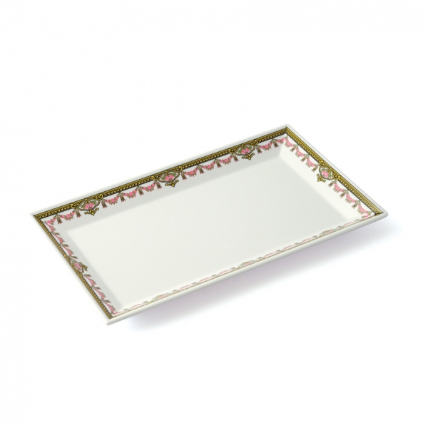 Plat mélamine pompadour - 260x165x20 mm 