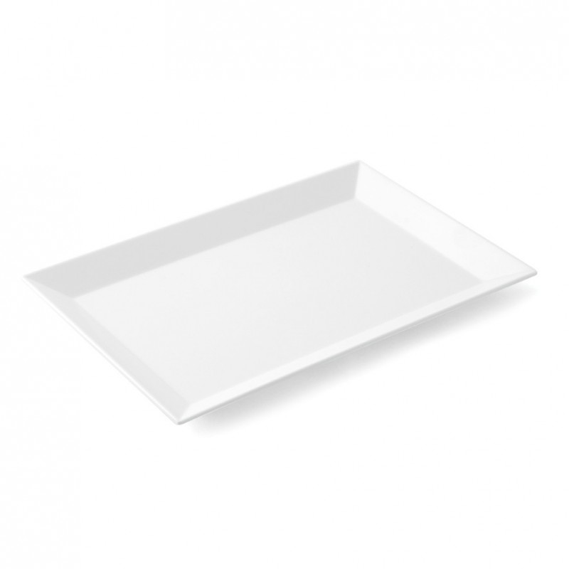 Plat mélamine blanc - 260x165x20 mm Plat mélamine blanc - 260x165x20 mm