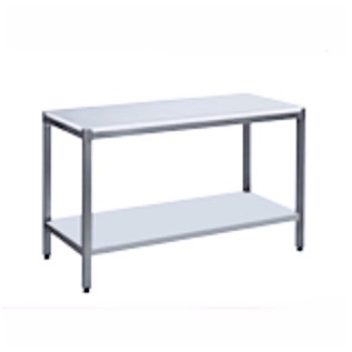 Table de découpe centrale 1900x600x890 mm avec étagère basse