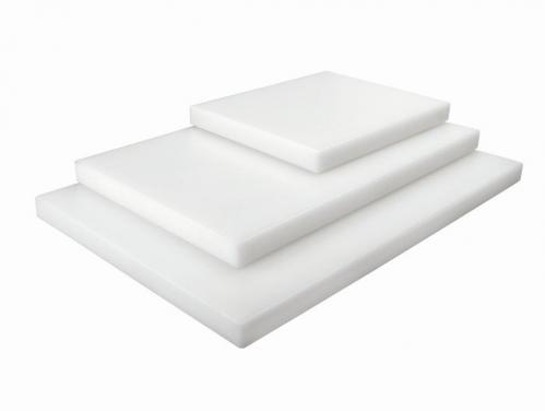 Planche poly HACCP épaisseur 20 mm HD 500 au m² - Blanc