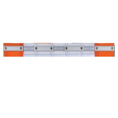 Rideaux fixes Positif ou Négatif - Bandeau Largeur 1690 mm avec Recouvrement 40 % en lanière 190x2 mm 