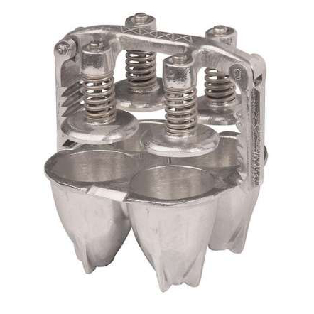 Moule Alu 4 Jambonneaux 560 ml - Ø 95x130 mm