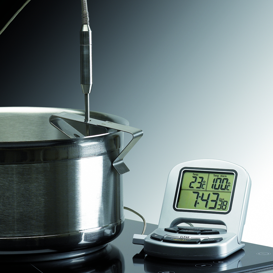 Support inox pour Thermomètre à sonde