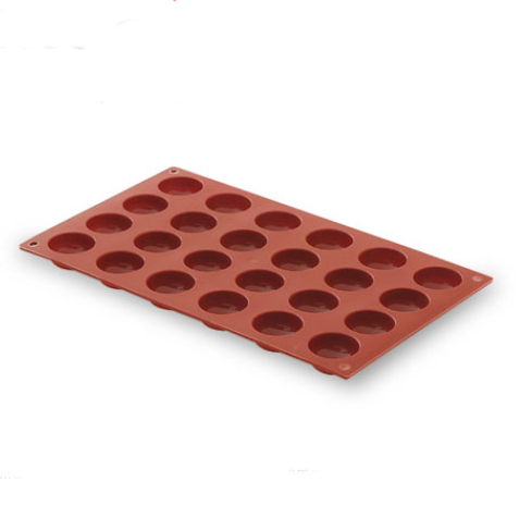 Moule en silicone Hémisphère 24 cavités - Ø 30x17 mm