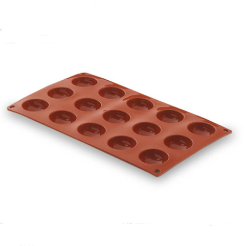 Moule en silicone Hémisphère 15 cavités - Ø 40x20 mm Moule en silicone Hémisphère 15 cavités - Ø 40x20 mm