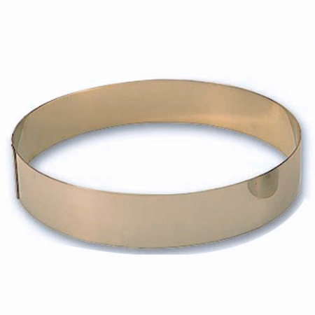 Cercle à mousse en Inox - Ø 140x45 mm