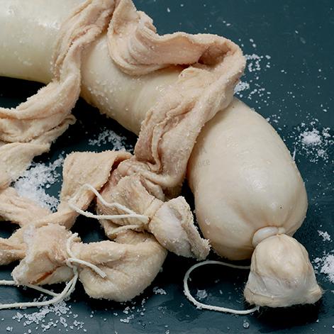 Porc origine - boyaux rosette et suivant au sel sec (le lot de deux) - Code Barre