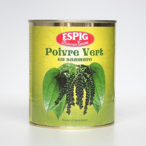 Poivre vert grain saumuré - boîte 4/4 (Espig)